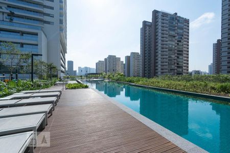 Studio para alugar com 58m², 1 quarto e 1 vagaÁrea Piscina 