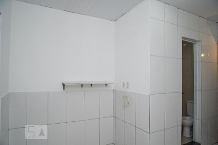 Cozinha de kitnet/studio para alugar com 1 quarto, 25m² em Vargem Pequena, Rio de Janeiro