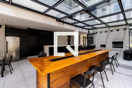 Apartamento para alugar com 35m², 1 quarto e 1 vagaChurrasqueira