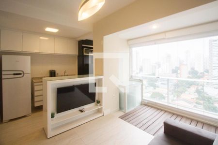 Sala de apartamento para alugar com 1 quarto, 35m² em Cidade Monções, São Paulo