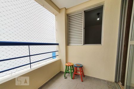 Varanda da Sala de apartamento para alugar com 1 quarto, 40m² em Vila Pompéia, São Paulo