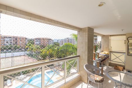 Varanda da Sala de apartamento à venda com 3 quartos, 105m² em Barra da Tijuca, Rio de Janeiro