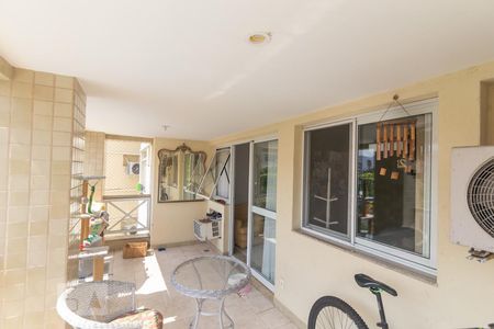 Varanda da Sala de apartamento à venda com 3 quartos, 105m² em Barra da Tijuca, Rio de Janeiro