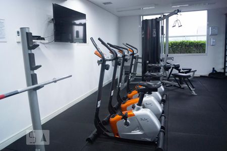 Apartamento para alugar com 43m², 1 quarto e 1 vaga Apartamento para alugar com 43m², 1 quarto e 1 vagaÁrea Comum - Academia