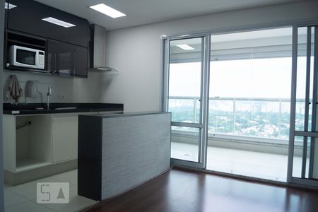 Sala de apartamento para alugar com 1 quarto, 43m² em Jardim Aeroporto, São Paulo