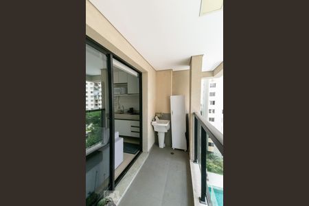 Varanda de apartamento para alugar com 1 quarto, 35m² em Vila Olímpia, São Paulo