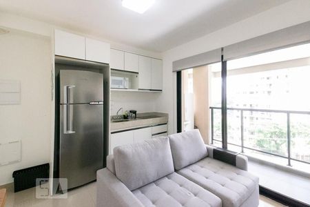 Sala de apartamento para alugar com 1 quarto, 35m² em Vila Olímpia, São Paulo