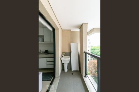 Varanda de apartamento para alugar com 1 quarto, 35m² em Vila Olímpia, São Paulo