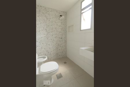 Banheiro da Suíte de apartamento à venda com 1 quarto, 52m² em Bosque, Campinas