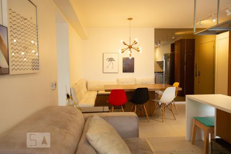 Sala de apartamento para alugar com 2 quartos, 53m² em Vila Olímpia, São Paulo