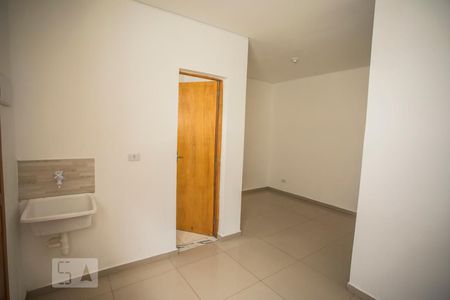 Quarto / Cozinha de kitnet/studio para alugar com 1 quarto, 22m² em Parque Imperial, São Paulo
