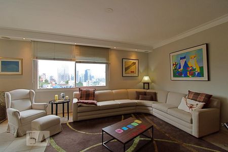 Sala de apartamento à venda com 4 quartos, 190m² em Real Parque, São Paulo