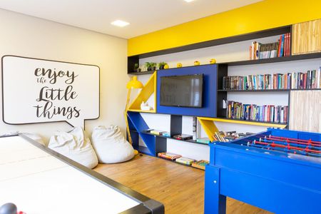 Apartamento à venda com 35m², 2 quartos e sem vaga Apartamento à venda com 35m², 2 quartos e sem vagaSalão de jogos