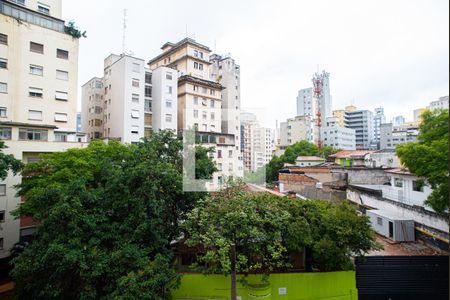 Vista da Sala/Quarto de kitnet/studio à venda com 1 quarto, 25m² em Consolação, São Paulo