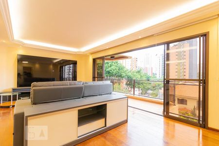 Sala de Estar de apartamento à venda com 4 quartos, 225m² em Jardim Vila Mariana, São Paulo
