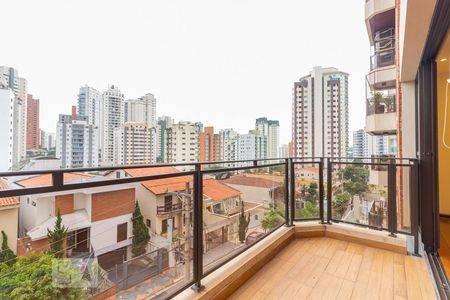 Sacada da Sala de apartamento à venda com 4 quartos, 225m² em Jardim Vila Mariana, São Paulo