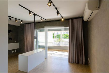 Sala de apartamento para alugar com 1 quarto, 57m² em Campo Belo, São Paulo