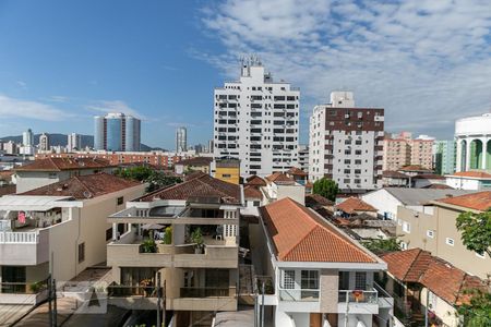 Vista de apartamento para alugar com 3 quartos, 110m² em Embaré, Santos