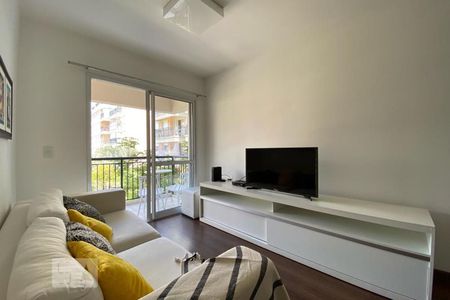 Sala de apartamento para alugar com 2 quartos, 65m² em Jardim Leonor, São Paulo