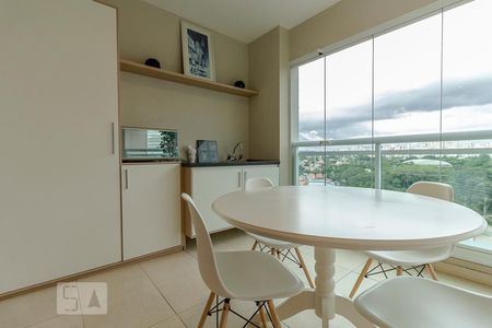 Sacada de apartamento à venda com 1 quarto, 66m² em Brooklin Paulista, São Paulo