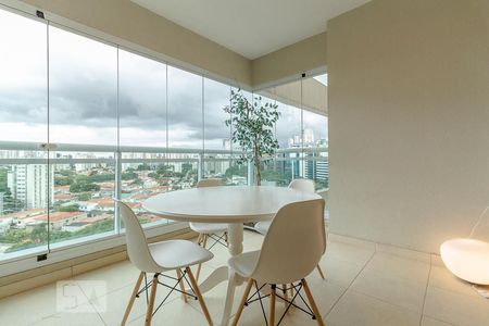 Sacada de apartamento à venda com 1 quarto, 66m² em Brooklin Paulista, São Paulo