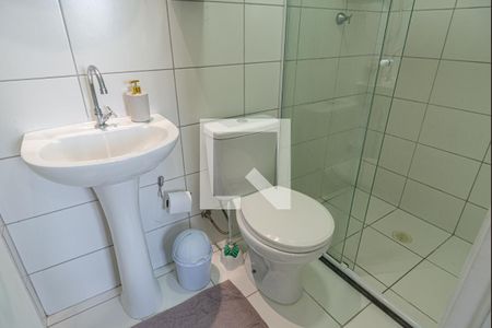 Banheiro de kitnet/studio à venda com 1 quarto, 30m² em Bela Vista, São Paulo