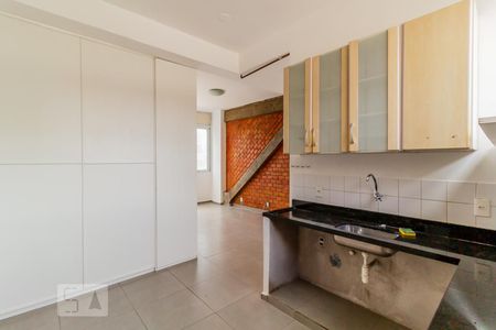 Studio à venda com 37m², 1 quarto e sem vagaCozinha