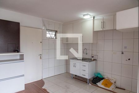 Cozinha de apartamento à venda com 1 quarto, 28m² em Liberdade, São Paulo