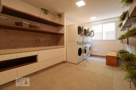 Studio para alugar com 24m², 1 quarto e 1 vaga Studio para alugar com 24m², 1 quarto e 1 vagaLavanderia