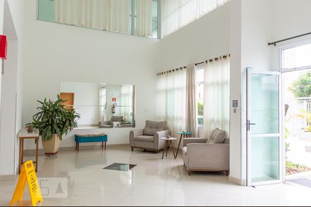 Apartamento para alugar com 63m², 2 quartos e 2 vagasHall social