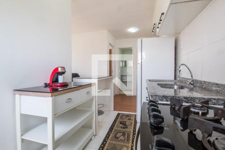Apartamento para alugar com 35m², 2 quartos e 1 vagaCozinha e Área de Serviço