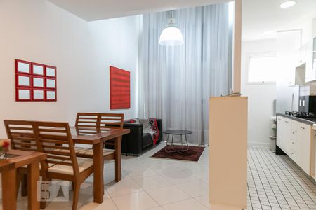 Sala de apartamento para alugar com 2 quartos, 105m² em Gonzaga, Santos