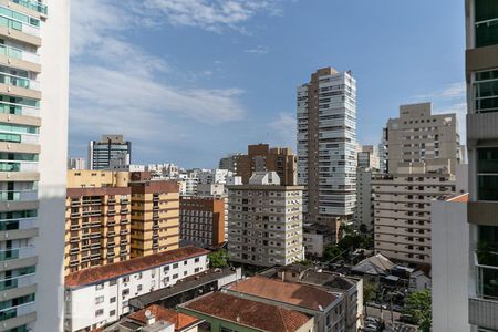 Vista de apartamento para alugar com 2 quartos, 105m² em Gonzaga, Santos