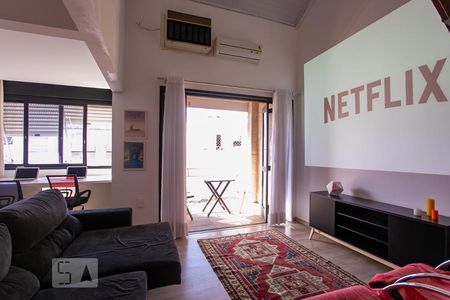 Sala de apartamento à venda com 1 quarto, 90m² em Cidade Baixa, Porto Alegre