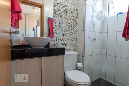 Banheiro da Suíte de apartamento à venda com 2 quartos, 50m² em Castelo, Belo Horizonte