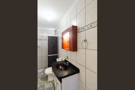 Banheiro de apartamento à venda com 1 quarto, 47m² em Independência, São Bernardo do Campo