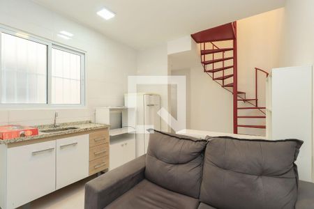 Sala de casa de condomínio para alugar com 1 quarto, 35m² em Vila Dom Pedro I, São Paulo