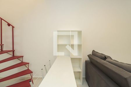 Sala de casa de condomínio para alugar com 1 quarto, 35m² em Vila Dom Pedro I, São Paulo