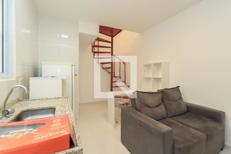 Sala de casa de condomínio para alugar com 1 quarto, 35m² em Vila Dom Pedro I, São Paulo