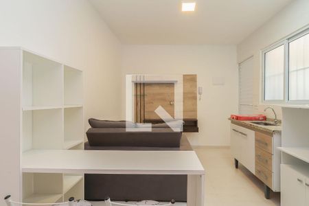 Sala de casa de condomínio para alugar com 1 quarto, 35m² em Vila Dom Pedro I, São Paulo