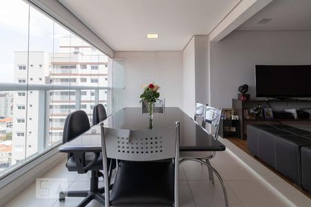 Varanda Gourmet - Sala de Jantar de apartamento à venda com 3 quartos, 160m² em Parque São Jorge, São Paulo