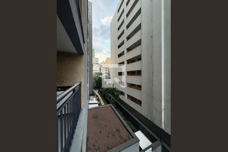 Vista da Varanda da Sala/cozinha de kitnet/studio para alugar com 1 quarto, 28m² em Sé, São Paulo
