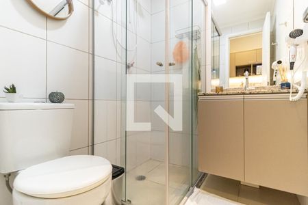 Banheiro de kitnet/studio à venda com 1 quarto, 21m² em Centro Histórico de São Paulo, São Paulo