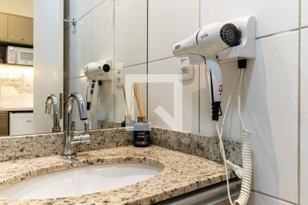 Banheiro - Torneira de kitnet/studio à venda com 1 quarto, 21m² em Centro Histórico de São Paulo, São Paulo