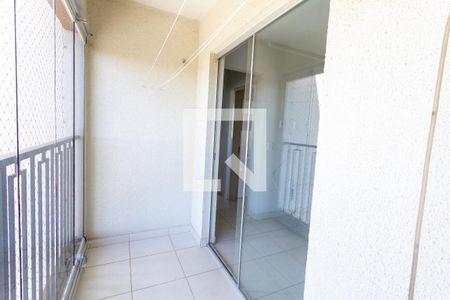 Varanda da Sala de apartamento para alugar com 2 quartos, 52m² em Parque Oeste Industrial, Goiânia