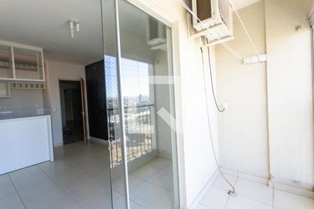 Varanda da Sala de apartamento para alugar com 2 quartos, 52m² em Parque Oeste Industrial, Goiânia