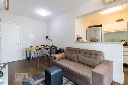 Sala de apartamento à venda com 1 quarto, 48m² em Vila Nova Conceição, São Paulo