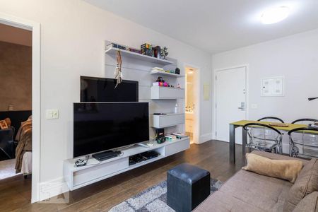 Sala de apartamento à venda com 1 quarto, 48m² em Vila Nova Conceição, São Paulo