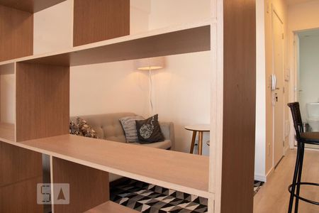 Sala de apartamento para alugar com 1 quarto, 25m² em Mirandópolis, São Paulo