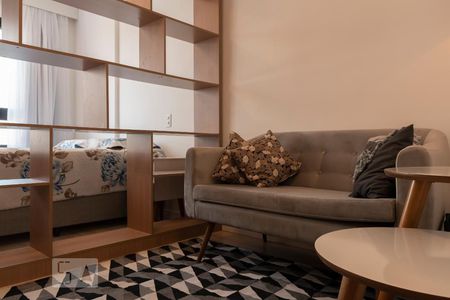 Sala de apartamento para alugar com 1 quarto, 25m² em Mirandópolis, São Paulo